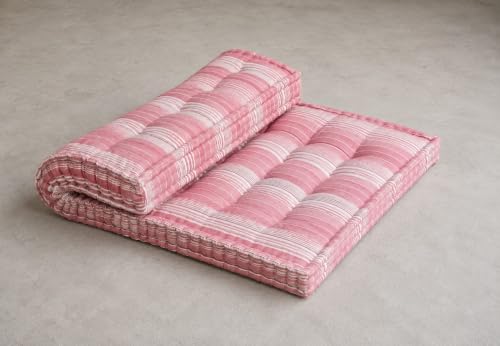 Image of Cotton Mattress Single Bed | Gadda Single Bed for Floor 72*48*6 inch | Breathable Materials