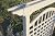 Vita Manchester White Vinyl Trellis, 60 inch x 82 inch Privacy Screen, PVC, BPA and Pthalate Free, Garden Décor Lattice, VA68246