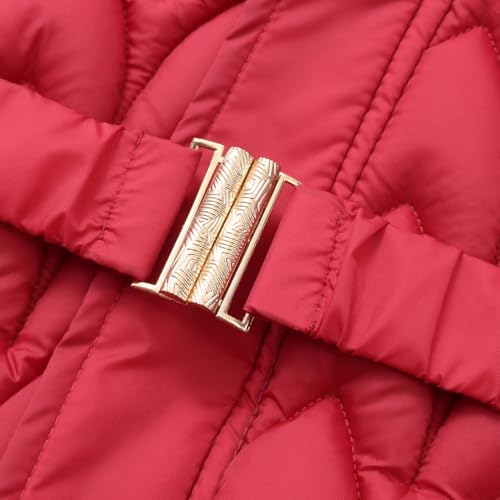 Girl Winter Dress Coat Heavyweight Outwear Snow Puffer Jacket Kids Parka Clothes4