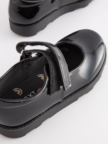 Chaussures babies fille Next pour l école en cuir noir junior