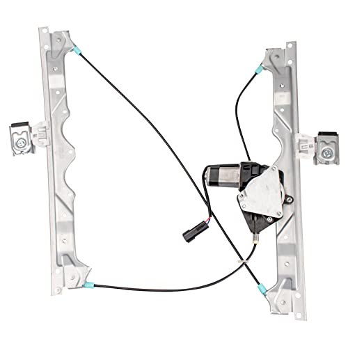Image of TRQ Front Left Power Window Regulator & Motor Assembly Drivers Side Compatible with 2005 Jeep Grand Cherokee CH1350139
