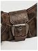 GORGLITTER Women's Y2k Shoulder Bag Buckle Western Vintage Hobo Pu Leather Handbags with Coin Purse Brown One Size