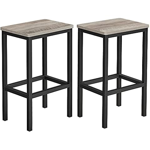 VASAGLE Barhocker, 2er Set, Barstühle Cover
