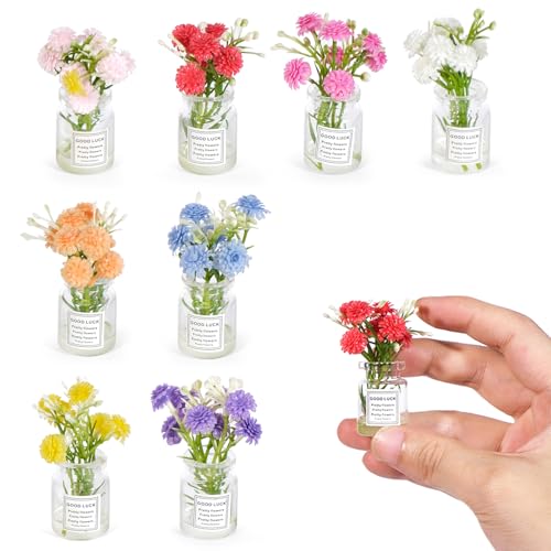 Imanes Decorativos Mini Jarrón de Resina para Refrigerador miniatura 1