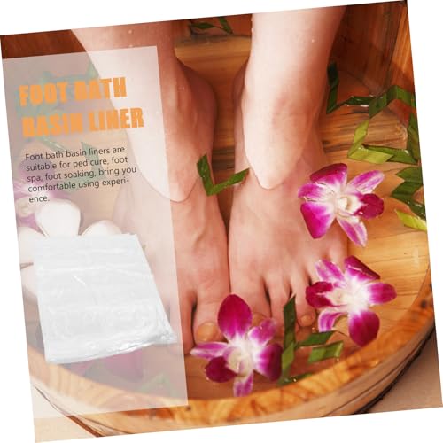 Healeved 320 piezas forro desechable para spa de pies miniatura 3
