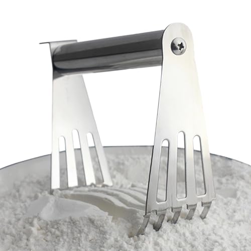 Sghtil Batidora de repostería, cortador de mantequilla multifunción de acero inoxidable, cortador de herramientas de cocina de mano, utensilios para hornear para mantequilla, cortezas de pastel