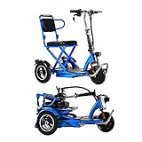 Diseño de marcha atrás: el scooter de movilidad plegable tiene la mayor ventaja de que tiene una marcha atrás, lo que le permite ajustar su posición de conducción fácilmente. Incluso en condiciones de mucha gente, también puede cambiar otras rutas de conducción rápidamente.
