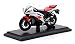 HZGLY 1:18 Alloy Diecast Motorradmodell Bearbeitbares Stoßdämpfer-Spielzeug Für Yamaha YZF-R6 Für Kindergeschenke Spielzeugsammlung
