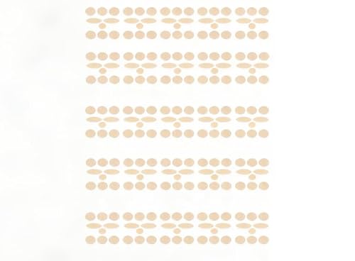 ETFBUY 225 PCS Key Buttons Inlays Abalone Shell Finger Buttons Round & Oval Shape for Alto Tenor Sax Saxophone Accessory