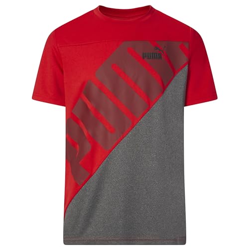 Puma PSP24V9T-08444 Boys' Tee, Medium Red thumb #4