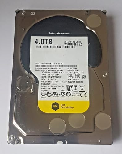 Disco duro SATA 4 TB de alta velocidad con 7200 rpm y 64 MB caché para optimizar su ordenador
