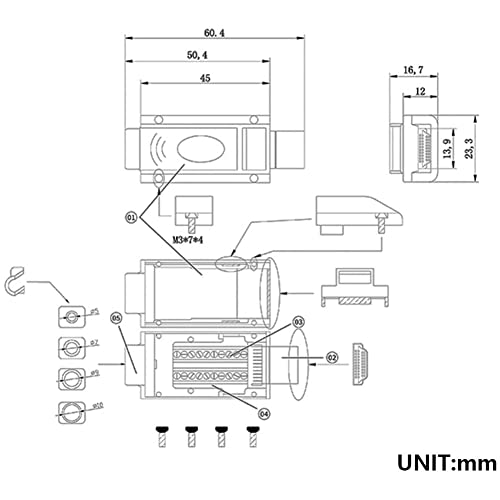 PENGLIN HDMI Solderless Male Quick Connector, Free Welding Terminal Breakout Connector Board with Case Accessories 8 PENGLIN HDMI Solderless Male Quick Connector, Free Welding Terminal Breakout Connector Board with Case Accessories - Image 8
