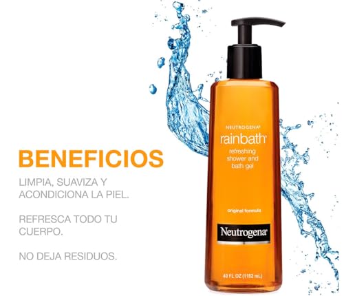 Image of Neutrogena Rainbath 40 fl oz Shower and Bath Gel - Moisture-Rich