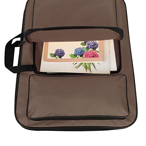Image of ITODA A3 Art Portfolio Carry Case Bag Drawboard Tote Handheld Storage Portable Shoulder Lightweight Box for 8k Sketch Pad Artist Drawing Painting Supplies