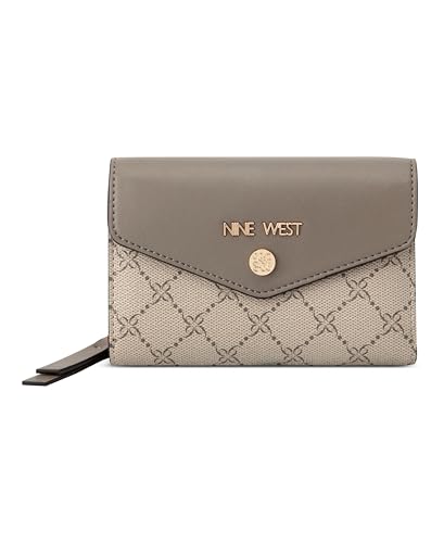 Nine West Women's Caireann French Wallet Deisgner, Black Tote, Sling, Purse, Handbag, Trend, Shoulder Bag