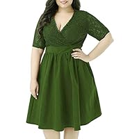 Algopix Similar Product 9 - Sayhi Womens Plus Size Half Sleeves