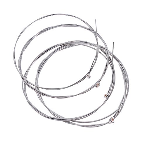 Timiy Lightweight Durable Stainless Steel Precision Bass 4-String Set Electeic Bass String Accessory