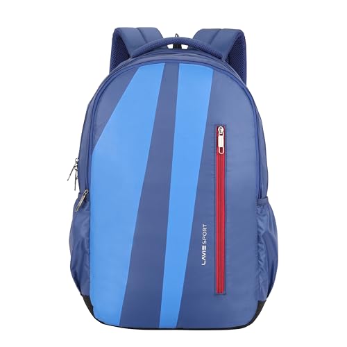 Image of Lavie Sport Bolt 31L Laptop Backpack For Men & Women | College Bag For Boys & Girls (Royal Blue)