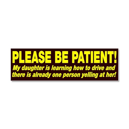 CafePress Be Patient Kid Driver Car Magnet - 10