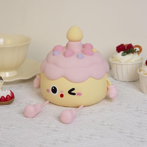 Lámpara de Mesa de Noche de Silicona con Diseño de Pastel miniatura 4