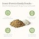 MERA Pure Sensitive Goody Snack Insect (600g), gesunde Leckerlis für Sensible Hunde, Hundeleckerli aus Insekten-Protein und Reis, Hundesnack glutenfrei für Training und Belohnung