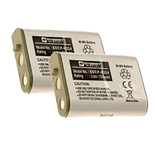 Synergy Digital AT-T/Lucent 103 Cordless Phone Battery Combo-Pack Includes: 2 x SDCP-H324 Batteries