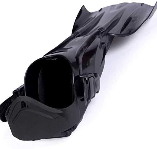 Miniatura 4 de LMMDDP - Aletas de buceo profesionales para el talón, correas ajustables largas, aletas de buceo, equipo para hombres y mujeres