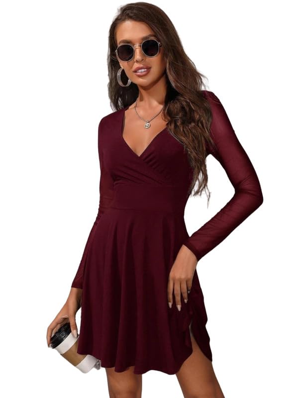 Haibang Vestidos de Fiesta Mujer Elegantes Manga Larga...