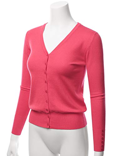 Image of LALABEE Women's V-Neck Long Sleeve Button Down Sweater Cardigan Soft Knit(S-XXL)