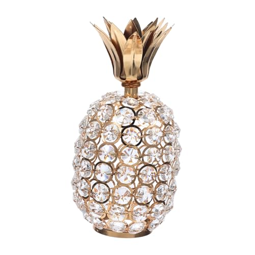 SHINEOFI Figurine Ananas Cristal Décoration Ananas pour Salon Ou Table Ornement Intérieur