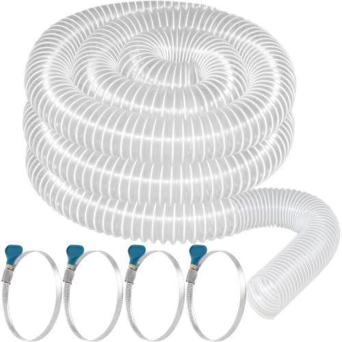 Qucship 2 1/2" x 20' PVC Dust Collection Hose,2.5 Inch Dust ...