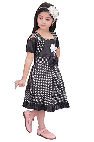 Image of KGN Girls Cotton Blend Dot-Dress- /Dress | KGN23 |
