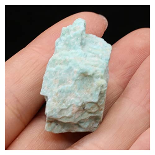 Pierre de roche brute amazonite pour rituels de cristaux de guérison