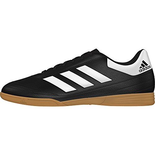 Chuteira de Futsal Adidas Goletto VI IN Couro - Preto e Branco - 38