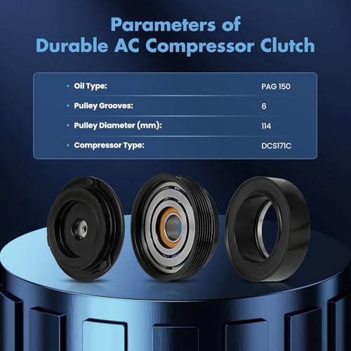 Image of ECCPP AC Compressor Clutch Fit for Hyundai Santa Fe 2.7L 2001-2006