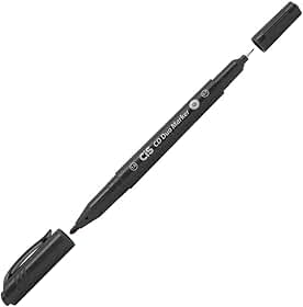 CiS Duomarker Marcador Permanente CD e DVD - Blister - Preto