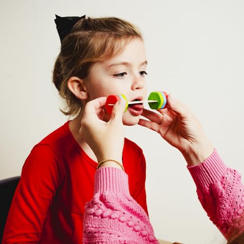 TalkTools Lip Gym with 100 Tongue Depressors - Fun Lip Fitness Program - Teaches/m, b, p/, Assists with/r/Production - Quick Reference Chart - Fits Standard ⅝” Tongue Depressors - No Harmful Toxins - Image 6