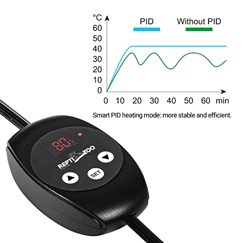 Reptizoo Reptile Dimming Thermostat Heat Lamp Temperature Controller With Led Digital Screen thumb #4