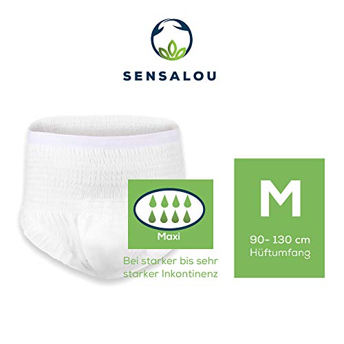 Sensalou Inkontinenz Windeln Pants Erwachsene Test Proben einzeln - Männer Frauen (M-L-XL)