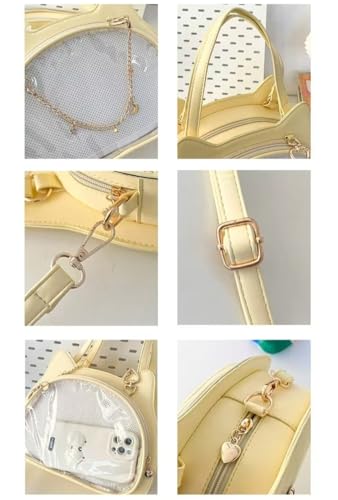 Ita Bag Crossbody Kawaii Anime Pin Display Cat Star Moon Heart Charms4