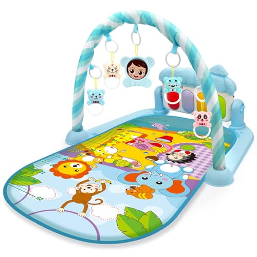 Tapis de jeu pour bébé avec musique et lumière, le cadeau de naissance idéal
