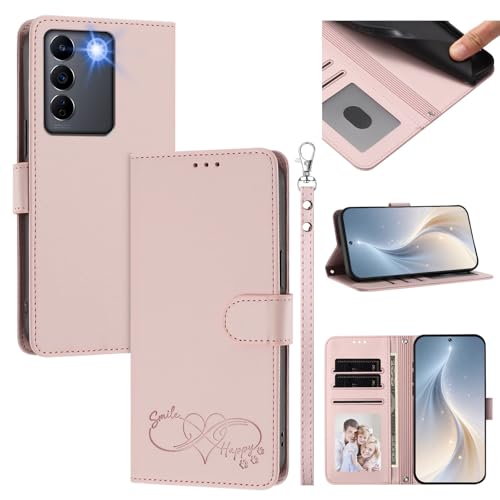 �X�}�z�P�[�X �Ή��@�� for Vivo V27 / V27 Pro,�Ή��@�� for Vivo S16 / S16 Pro �X�}�z�P�[�X�y�J�[�h�E�������[�X���b�g�t�� �E�H���b�g�f�U�C�� �t���b�v�X�^���h �����h�~�@�\�zPink