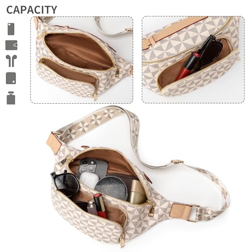 Image of Crossbody Sling Bag for Women & Men | Trendy Checkered, Fanny Pack, Waist Bag, Travel, Festival & Daily Commute