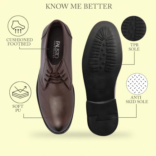 Image of FAUSTO Men's Lace Up Boots