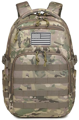 Image of Wotony Military tactical backpack, backpack for men black small tactical assault bag