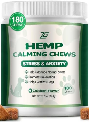 Calming Chews for Dogs, Dog Calming Chews - Anxiety Relief Treats...