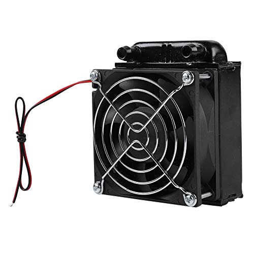 Refrigeración por agua de CPU de 80 mm Ausla disipador de aluminio con ventilador de 12 V CC 6