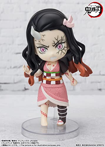 Image of TAMASHII NATIONS - Demon Slayer: Kimetsu no Yaiba - Nezuko Kamado -Demon Form Advancing Ver., Bandai Spirits Figuarts mini Action Figure