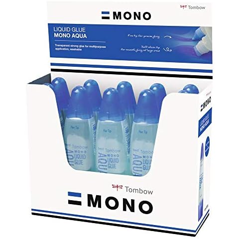 Tombow PT-WTC-10P Liquid Aqua Glue Extra Strong with Two Tips - Pack of 10 Cover