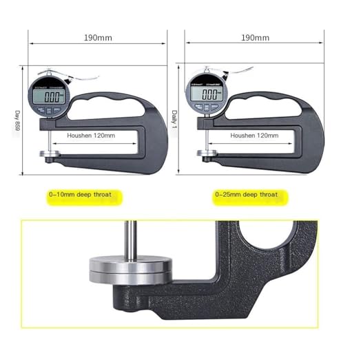 Calibrador digital para medición de espesor 0-10mm miniatura 4
